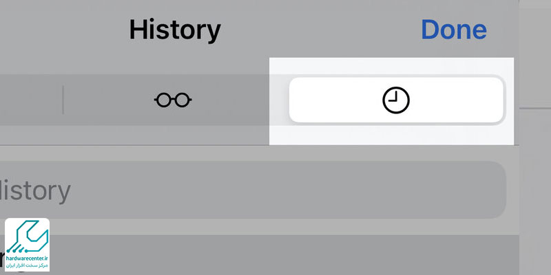 نحوه پیدا کردن تاریخچه مرورگر آیفون