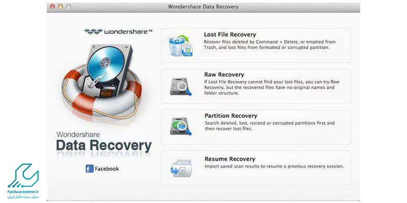 استفاده از نرم افزار Wondershare Data Recovery for Mac